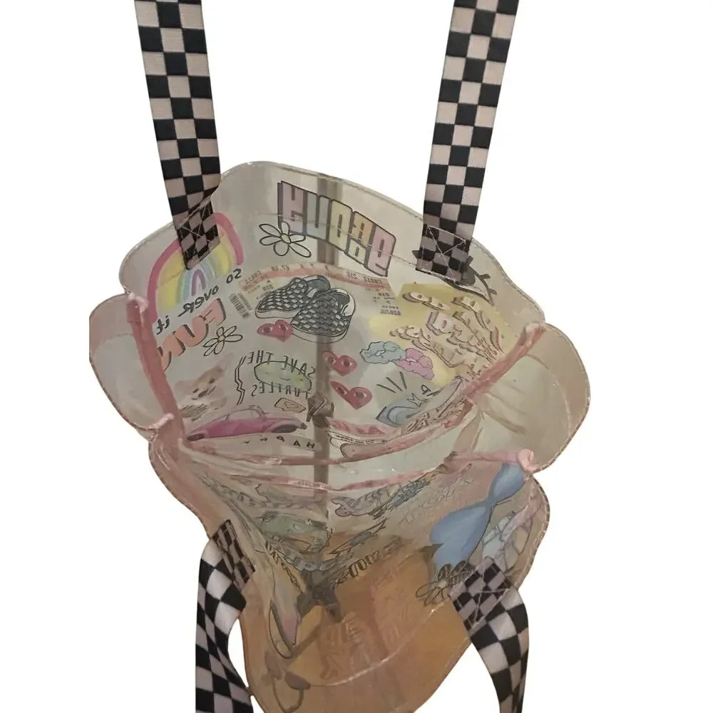 Clear Vinyl Tote Bag